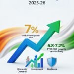 आर्थिक सर्वेक्षण 2025-26: भारत की मध्यम अवधि विकास दर 7% पर, FY27 में GDP ग्रोथ 6.8-7.2% अनुमानित