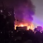 उत्तराखंड में फ्लाईओवर पर टकराई गाड़ियां, दो में लगी आग, महिला की मौत की आशंका