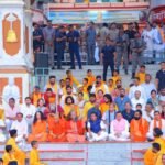 भाजपा राष्ट्रीय अध्यक्ष परमार्थ निकेतन ऋषिकेश गंगा आरती में हुए शामिल