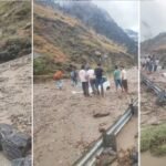 मानसून का कहर: अचानक आई बाढ़ से NH-5 ठप, कई गाड़ियां मलबे में धंसी, लंबा जाम