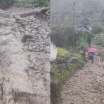 मूसलाधार बारिश से ज्योतिर्मठ के किमाणा गांव में घुसा मलबा, दो परिवार सुरक्षित स्थानों पर शिफ्ट